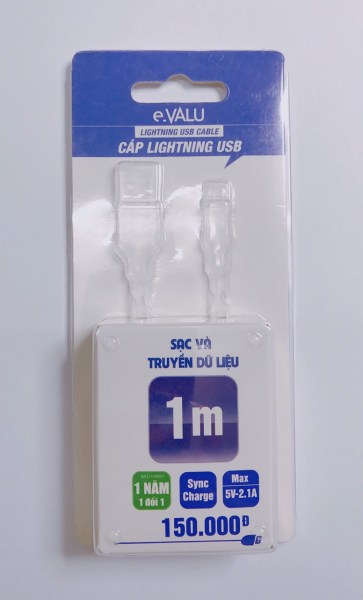 Bao bì sản phẩm cap Lightning USB - Bao Bì Nhựa Huy Lợi - Cơ Sở Sản Xuất Gia Công Bao Bì Nhựa Huy Lợi